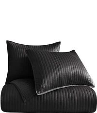 Indigo Hill by HiEnd Accents Channel Satin Quilt Mini Set