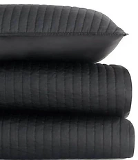 Indigo Hill by HiEnd Accents Channel Satin Quilt Mini Set
