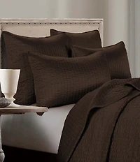 Indigo Hill by HiEnd Accents Channel Satin Quilt Mini Set