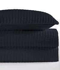 Indigo Hill by HiEnd Accents Channel Satin Quilt Mini Set