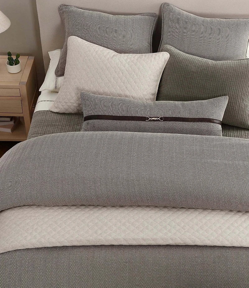 HiEnd Accents Chenille Herringbone Duvet Cover Mini Set