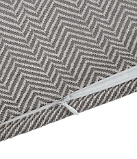 HiEnd Accents Chenille Herringbone Duvet Cover Mini Set