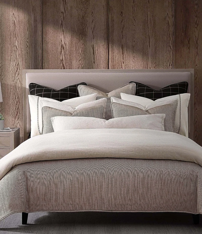 HiEnd Accents Chenille Herringbone Duvet Cover Mini Set