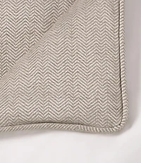 HiEnd Accents Chenille Herringbone Duvet Cover Mini Set