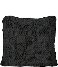 HiEnd Accents Chess Knit Filled Euro Pillow