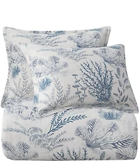 HiEnd Accents Coastal Collection Oceania Tropical Reefs Duvet Cover Mini Set