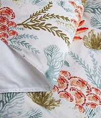 HiEnd Accents Coastal Collection Oceania Tropical Reefs Duvet Cover Mini Set
