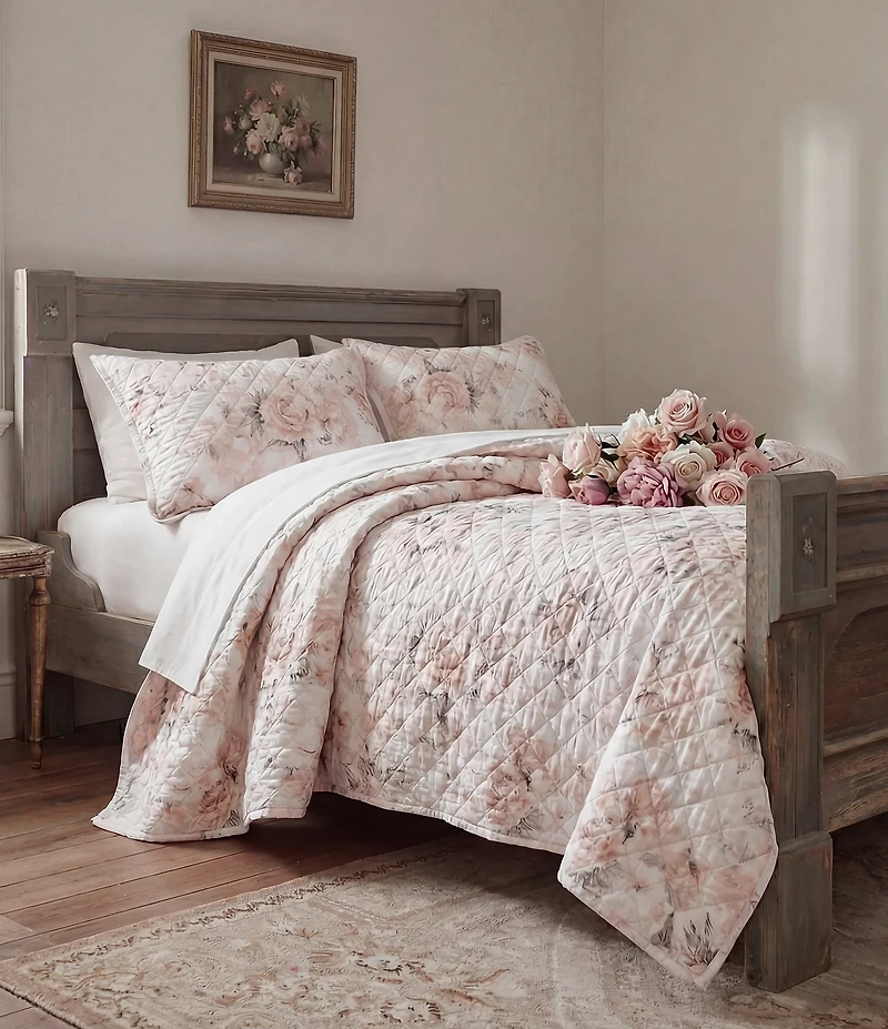 HiEnd Accents Collette Blush Quilt Mini Set