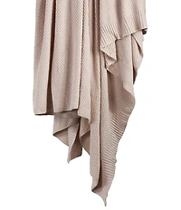 Hiend Accents Cotton Knit Bed Blanket