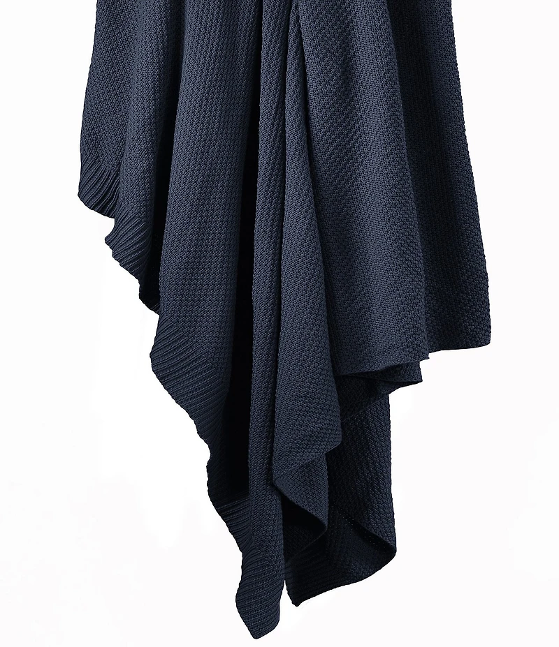 Hiend Accents Cotton Knit Bed Blanket