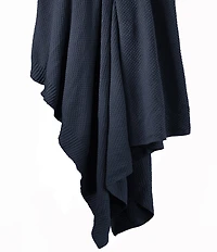 Hiend Accents Cotton Knit Bed Blanket