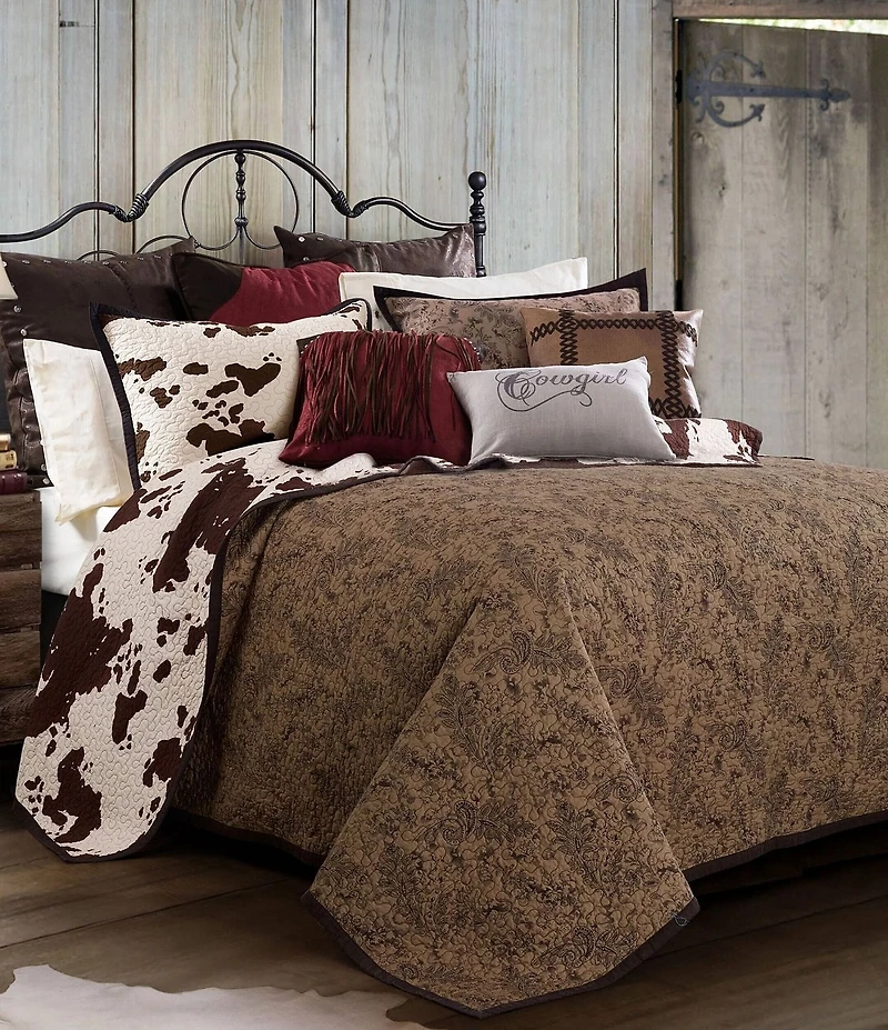 HiEnd Accents x Paseo Road Cowhide Reversible Quilt Mini Set