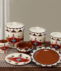 HiEnd Accents Del Sol 19-piece Dinnerware and Canister Set