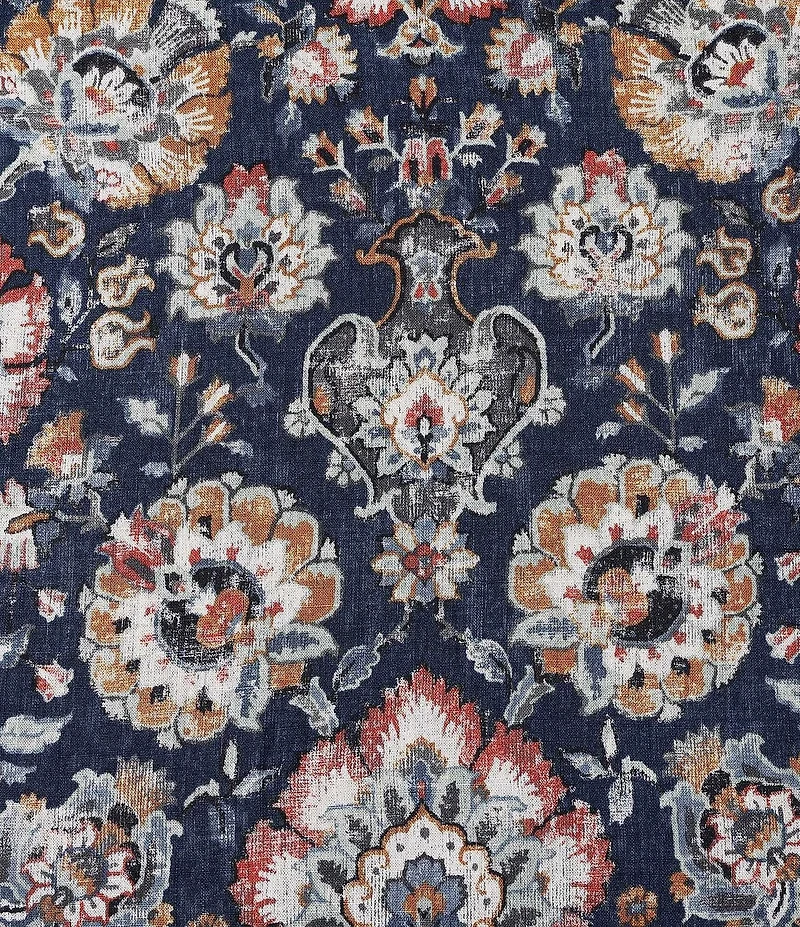 HiEnd Accents Derby Floral Washed Linen Duvet Cover Mini Set
