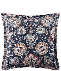 HiEnd Accents Derby Floral Washed Linen Euro Sham