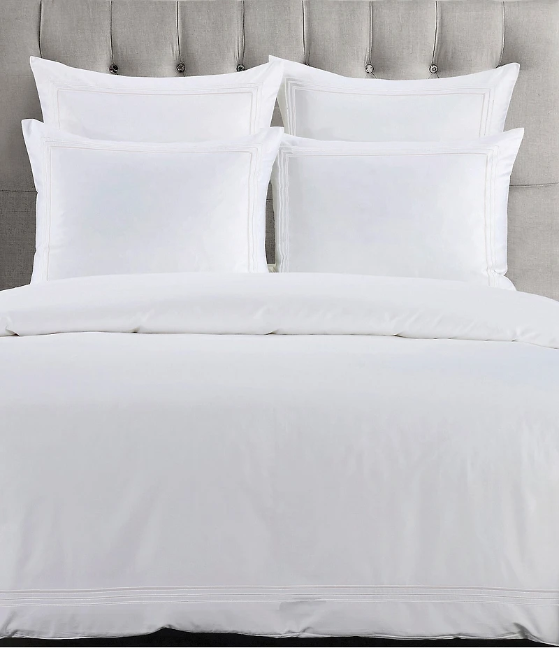 HiEnd Accents Embroidered Border Collection Duvet Cover Mini Set