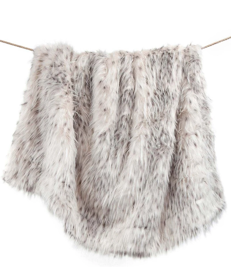 HiEnd Accents Ermine Oversized Ermine Double-Sided Plush Throw Blanket