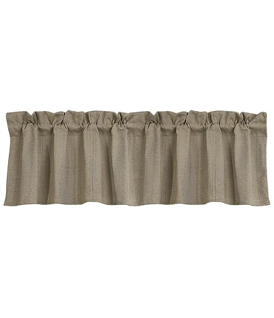 HiEnd Accents x Paseo Road Fairfield Herringbone Window Valance