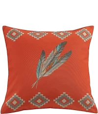 HiEnd Accents x Paseo Road Southwestern Feather Outdoor Pillow