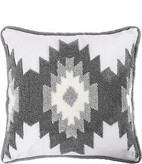HiEnd Accents x Paseo Road Southwestern Free Spirit Crewel Embroidered Square Pillow