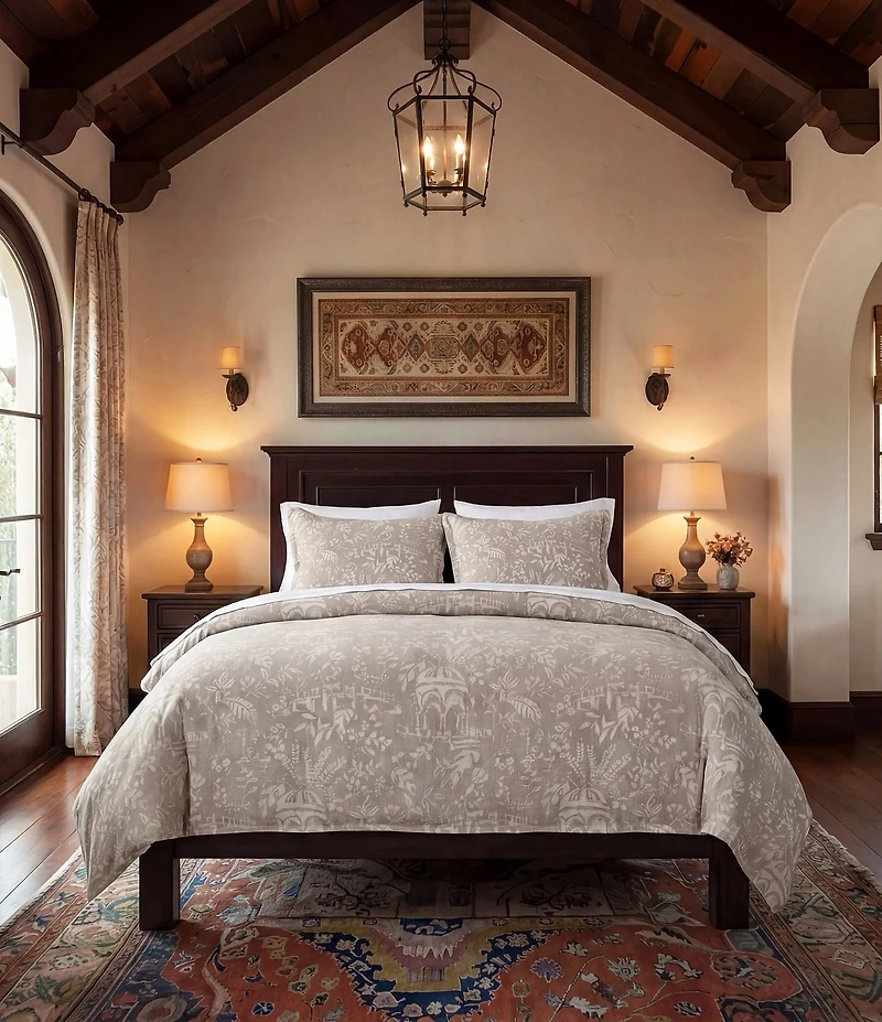 HiEnd Accents Genoa Floral Duvet Cover Mini Set
