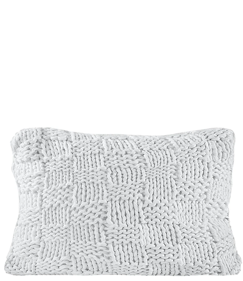 HiEnd Accents Hand Knitted Chess Dutch Euro Pillow
