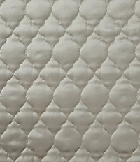 HiEnd Accents High Shine Satin Quatrefoil Embroidered Quilt Mini Set