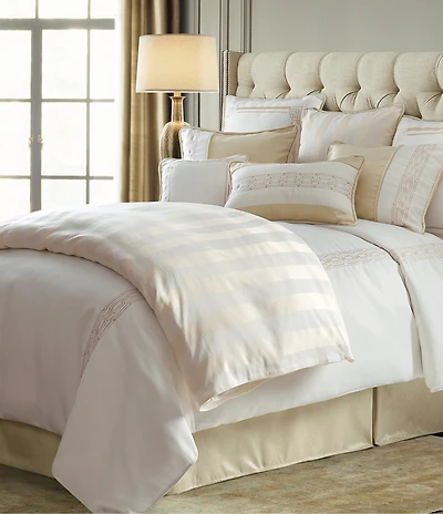 HiEnd Accents Hollywood Cabana Striped Duvet Cover