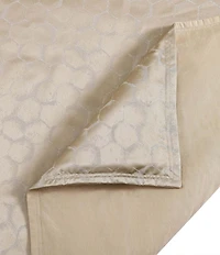 HiEnd Accents Honeycomb Jacquard Shimmering Comforter Mini Set