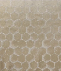 HiEnd Accents Honeycomb Jacquard Shimmering Comforter Mini Set