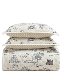 HiEnd Accents Indigo Hill by HiEnd Accents Farm Life Reversible Quilt Mini Set