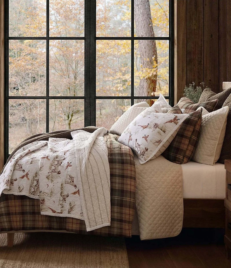 HiEnd Accents x Indigo Hill Hunt Life Reversible Quilt Mini Set