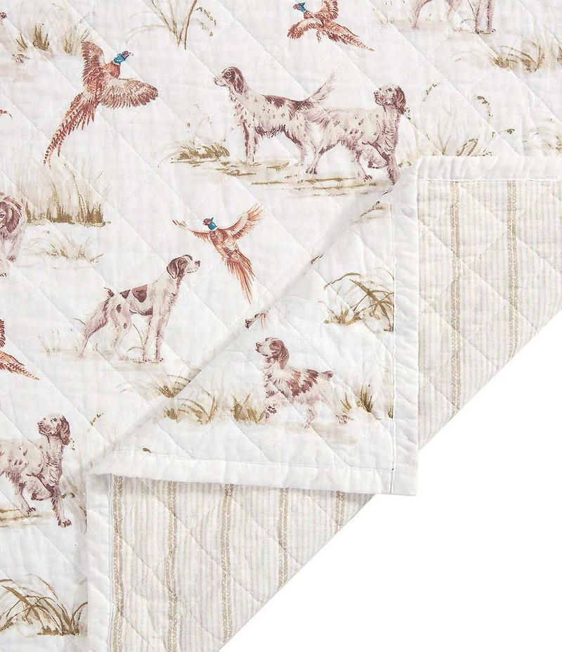 HiEnd Accents x Indigo Hill Hunt Life Reversible Quilt Mini Set