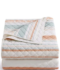 HiEnd Accents Indigo Hill Mystic Stripe Cotton Gauze Quilt Mini Set