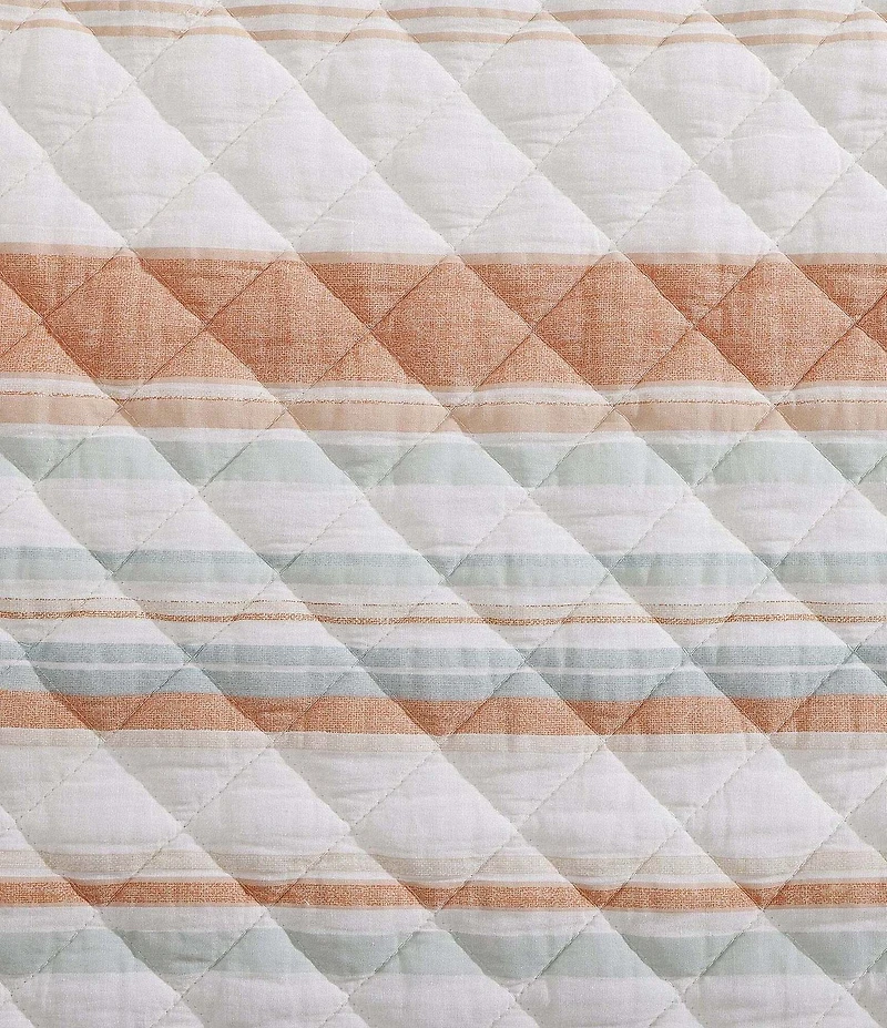 HiEnd Accents Indigo Hill Mystic Stripe Cotton Gauze Quilt Mini Set