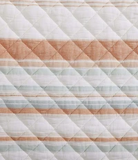 HiEnd Accents Indigo Hill Mystic Stripe Cotton Gauze Quilt Mini Set