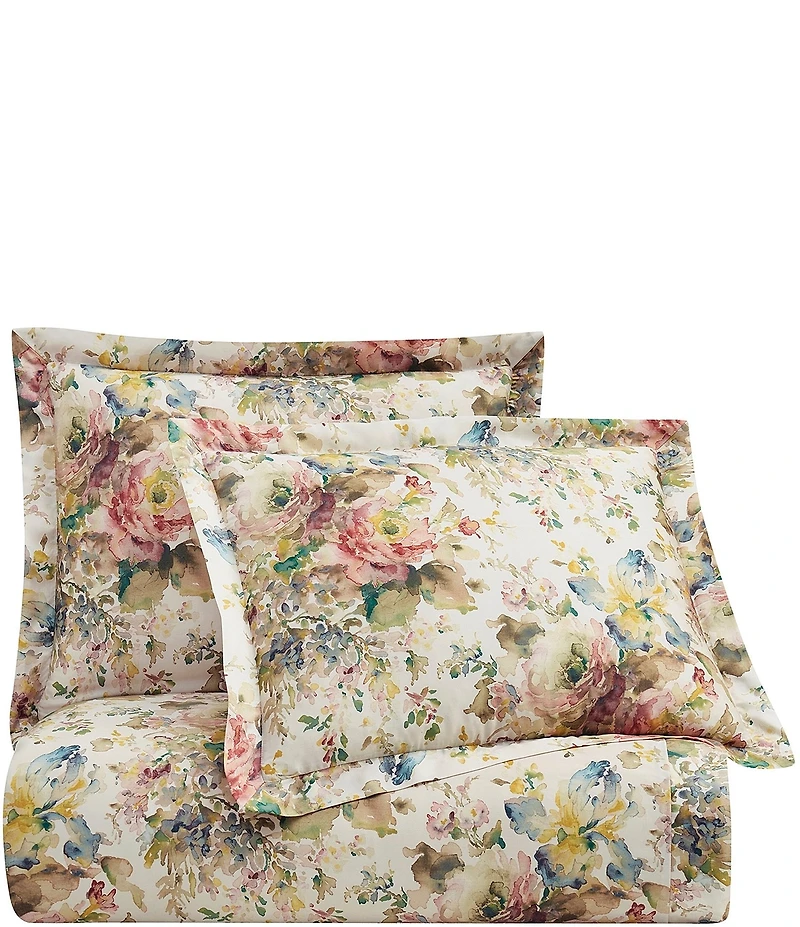 HiEnd Accents Jardin Lyocell Floral Pattern Comforter Mini Set