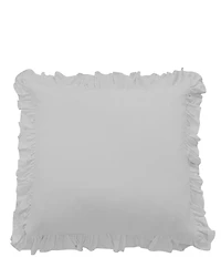 HiEnd Accents Lily Collection Washed Linen Ruffled Euro Sham