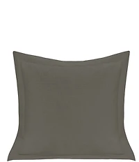 HiEnd Accents Luna Collection Single Flanged Washed Linen Pillow