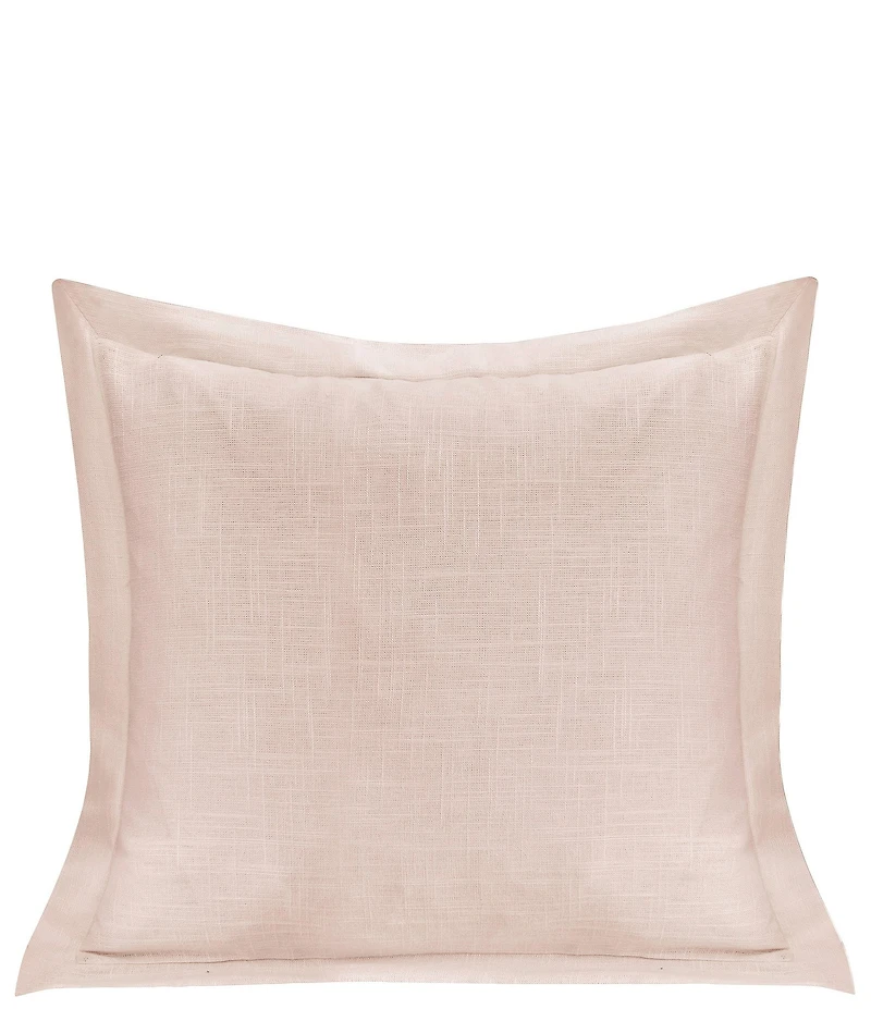 HiEnd Accents Luna Collection Single Flanged Washed Linen Pillow