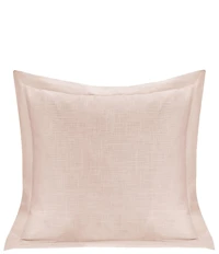 HiEnd Accents Luna Collection Single Flanged Washed Linen Pillow