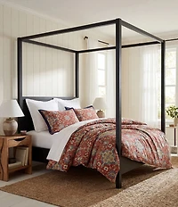 HiEnd Accents Melinda Washed Linen Duvet Cover Mini Set