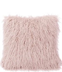 HiEnd Accents Mongolian Faux Fur Euro Sham