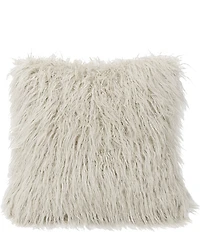 HiEnd Accents Mongolian Faux Fur Pillow