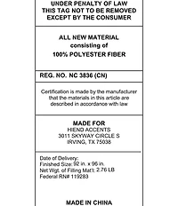 HiEnd Accents Nicole Oversized Damask Comforter Mini Set