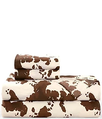 HiEnd Accents x Paseo Road Elsa Cowhide Cotton Sheet Set