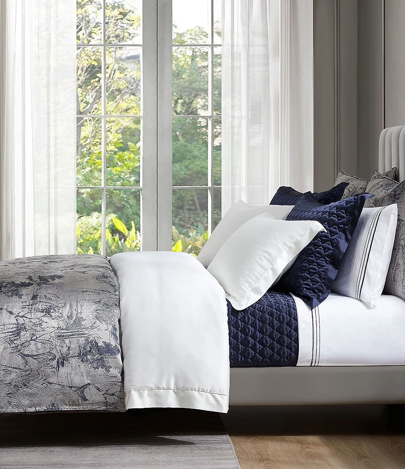 HiEnd Accents Pastoral Jacquard Duvet Cover Mini Set