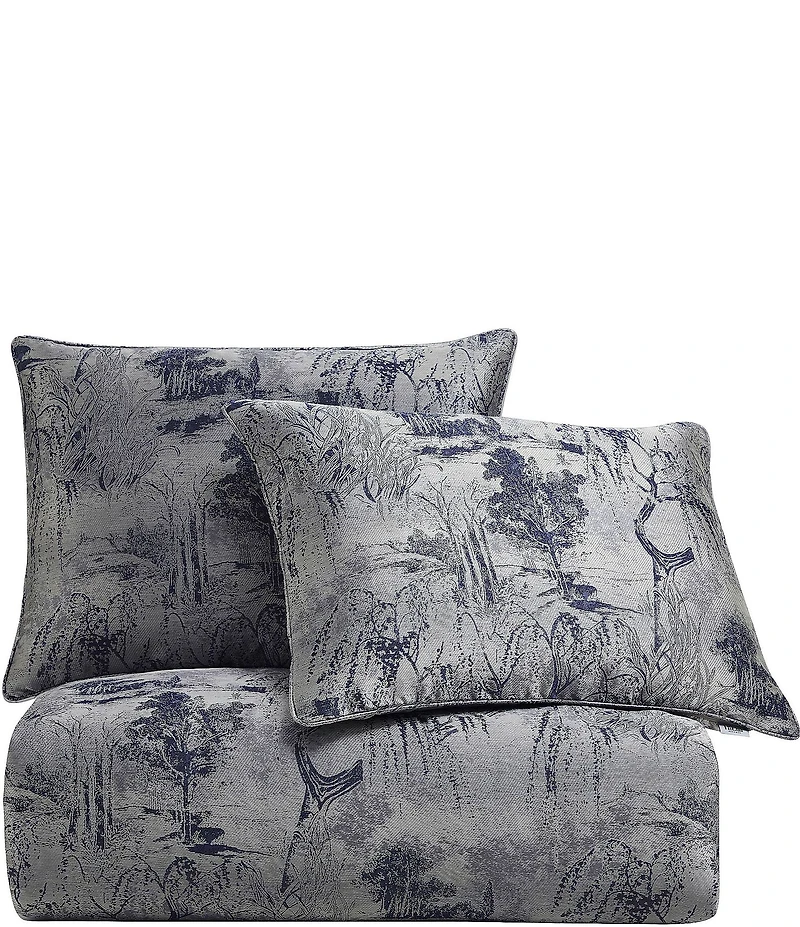 HiEnd Accents Pastoral Jacquard Duvet Cover Mini Set