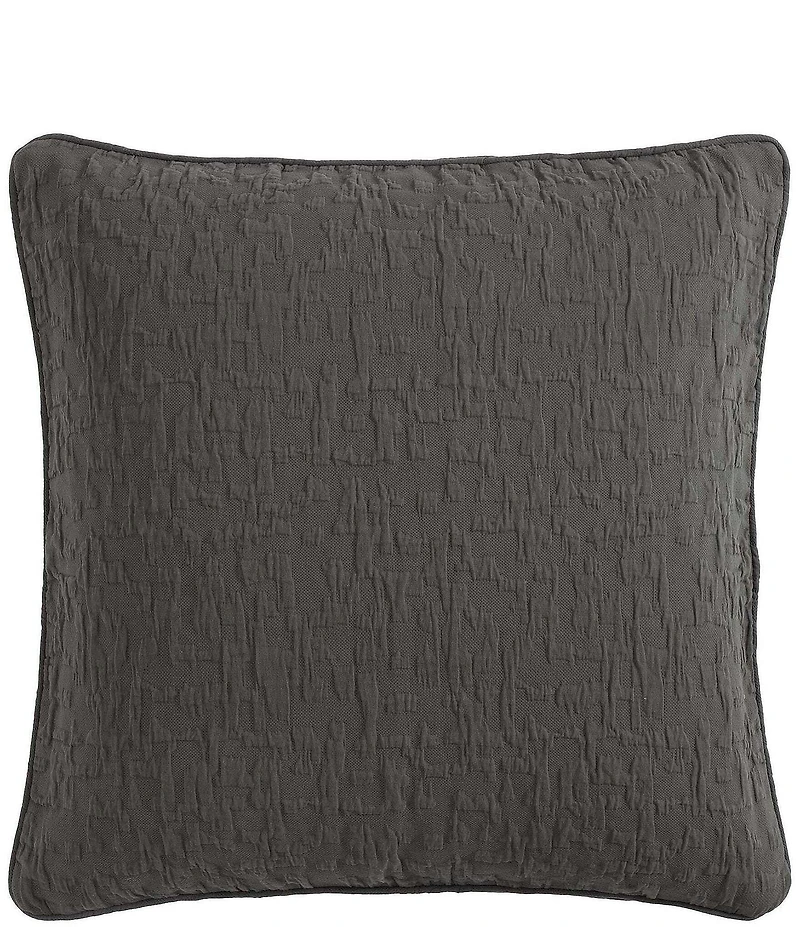 HiEnd Accents Porto Matelasss Abstract Textured Euro Sham