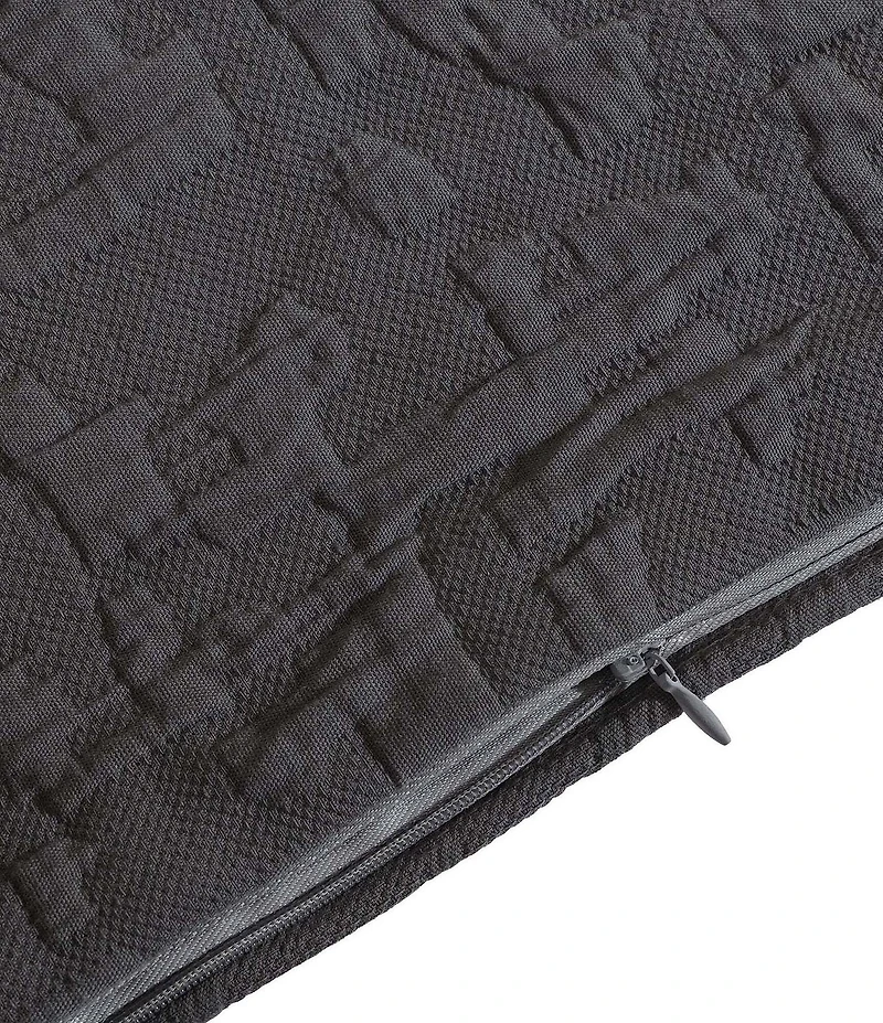 HiEnd Accents Porto Matelasss Abstract Textured Euro Sham